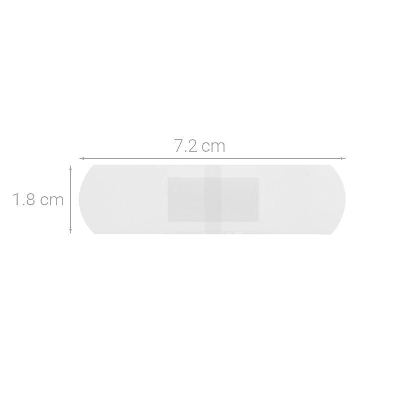Băng cá nhân trong suốt Plaid Ace Band-S (1.8 x 7.2cm) gói 10 miếng - 13